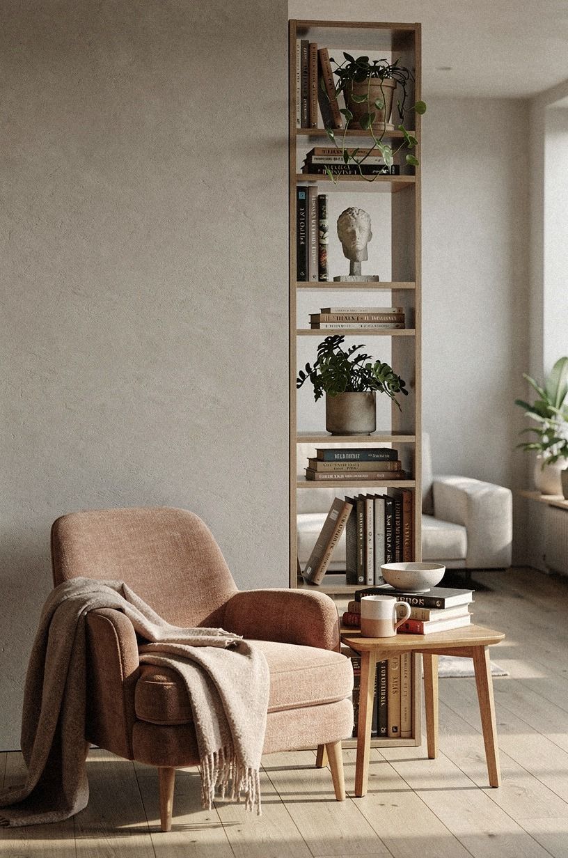 Turn the narrow end into a reading perch