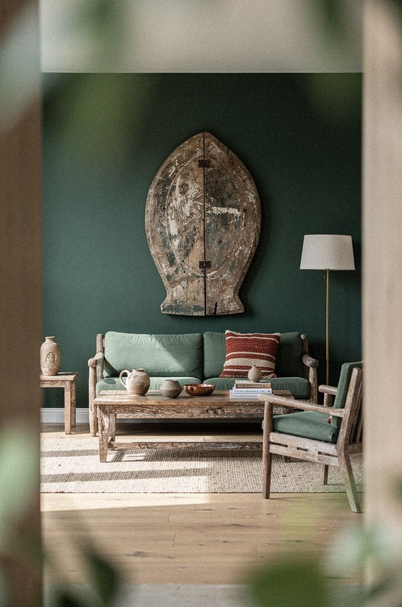 Anchor the Wall With One Oversized Thrift Find