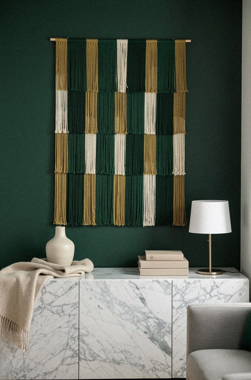 Swap Bare Wall Space for a Textile Grid