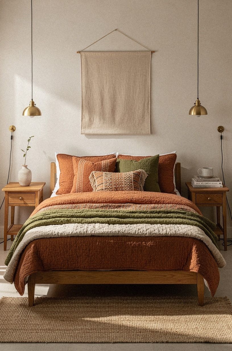 Build the Three-Layer Bed Stack for a Tiny Boho Bedroom
