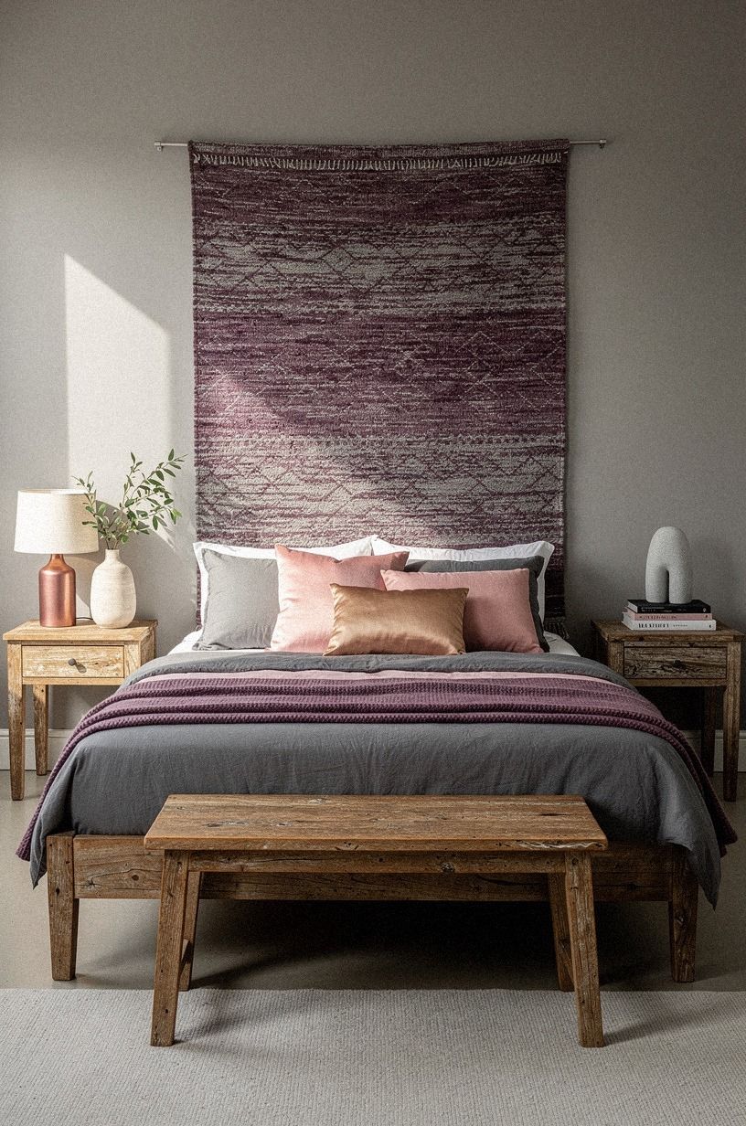 Make a Textile Headboard Without Building One