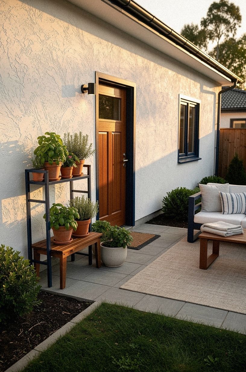 Add a Small Herb Station Near the Door