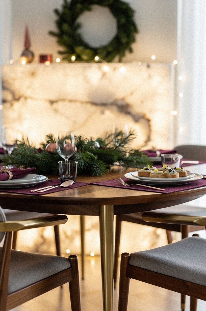 I Made the Holiday Table Less Precious, plum palette