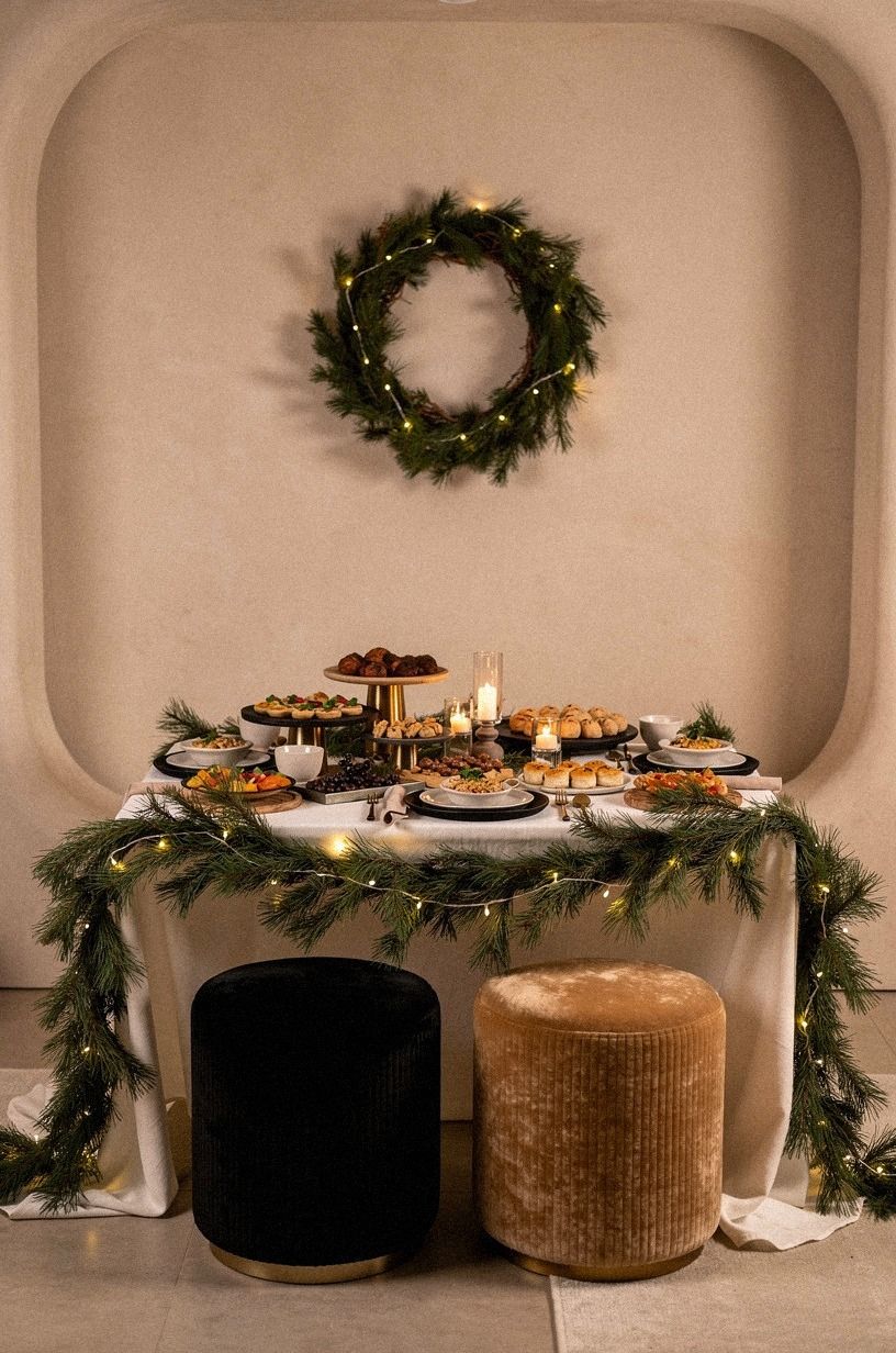 The Appetizer Table Wasn't the Problem, warm white palette