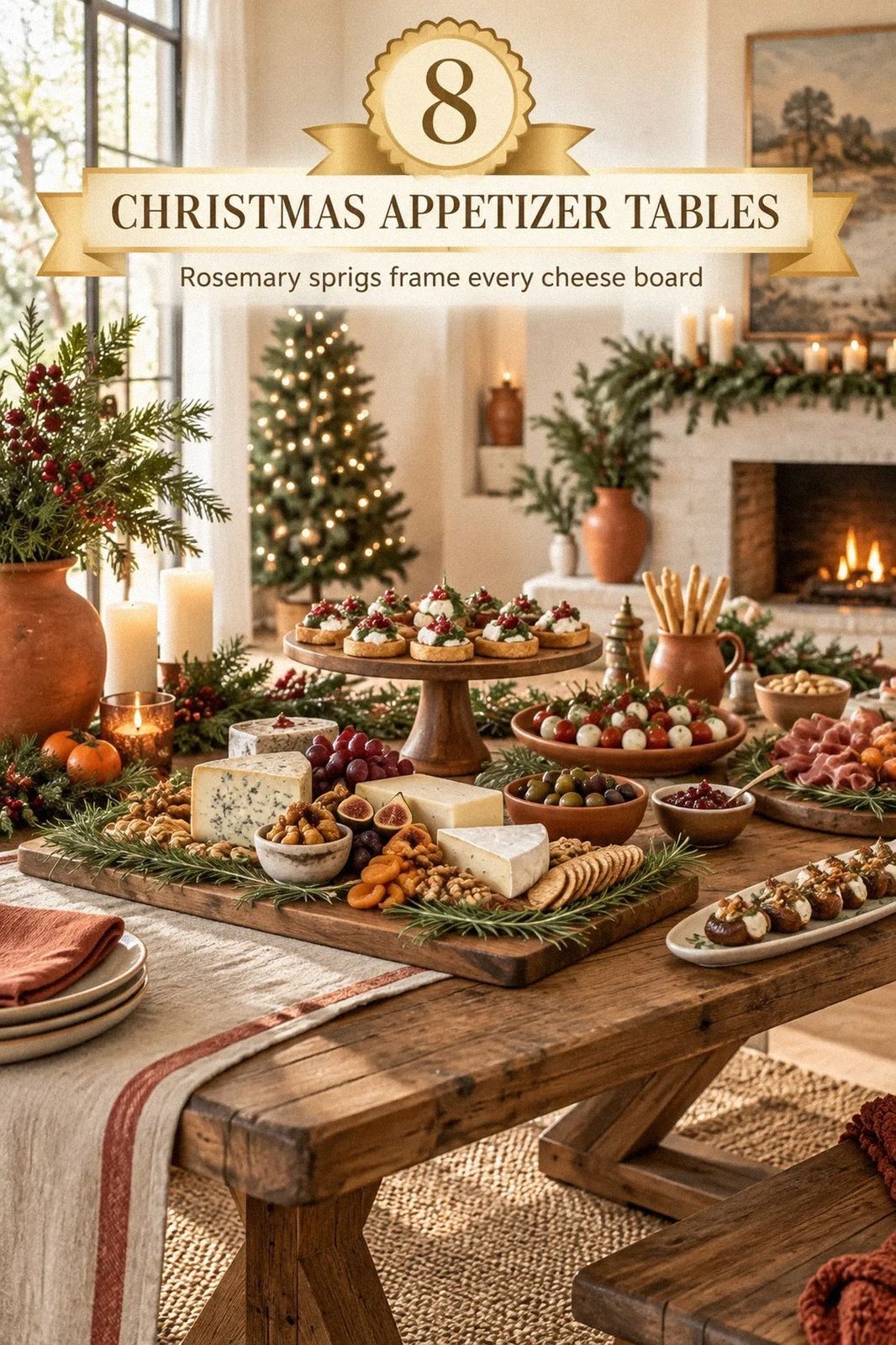Christmas Appetizer Table Ideas (Easy Grazing for Guests)