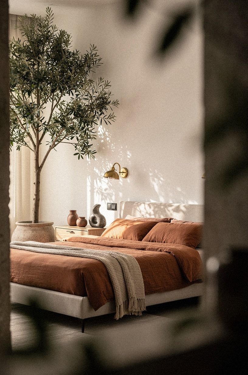 Can a small bedroom hold a tree?