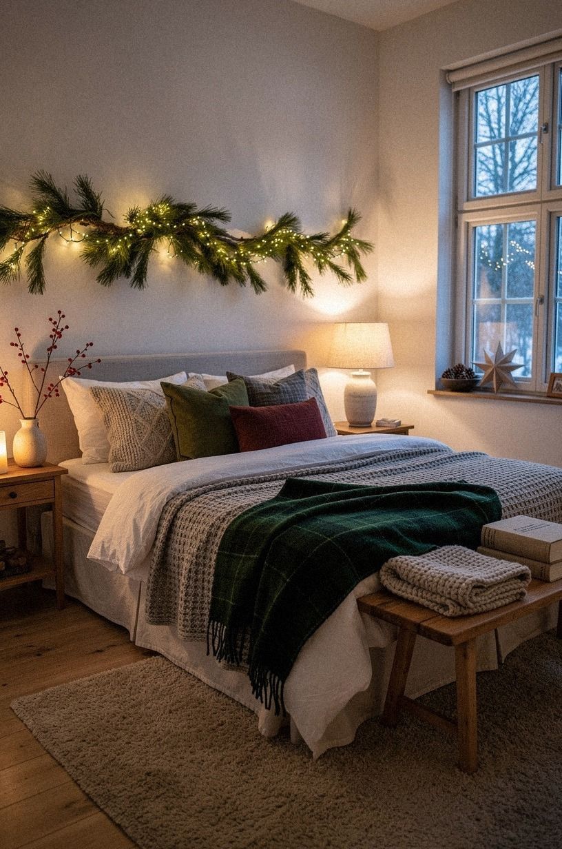 Layer winter bedding by temperature