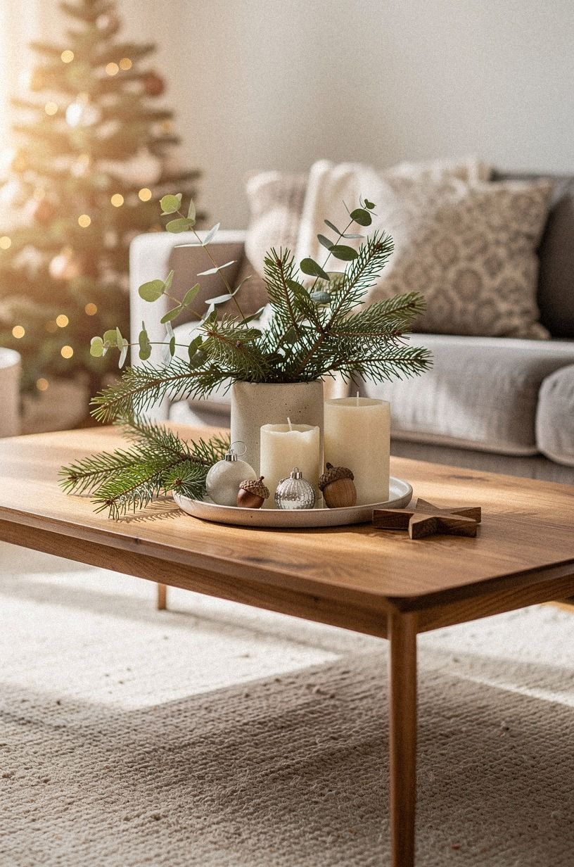 I Let the Holiday Table Stay Simple, navy palette
