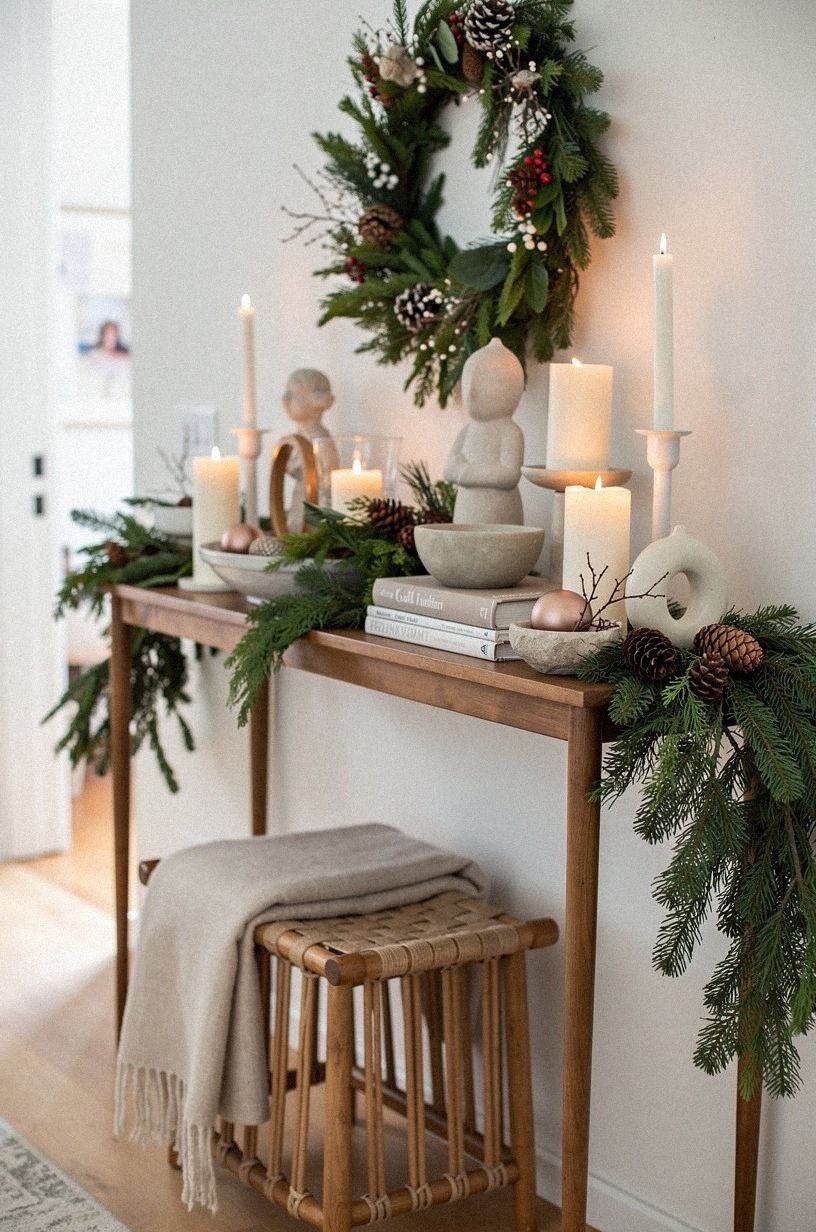 I Started With the Bed, Not the Christmas Decor, plum palette