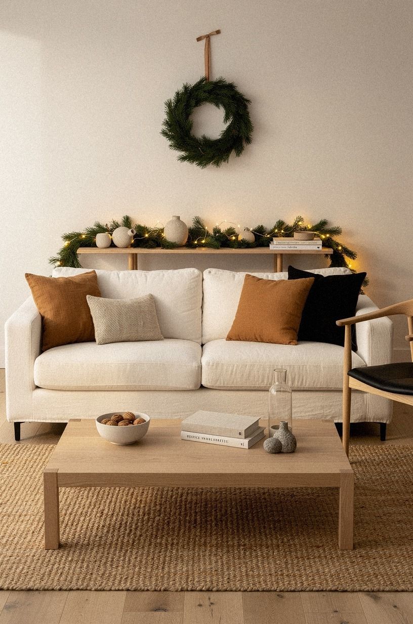 I made the floor earn its keep, warm white palette