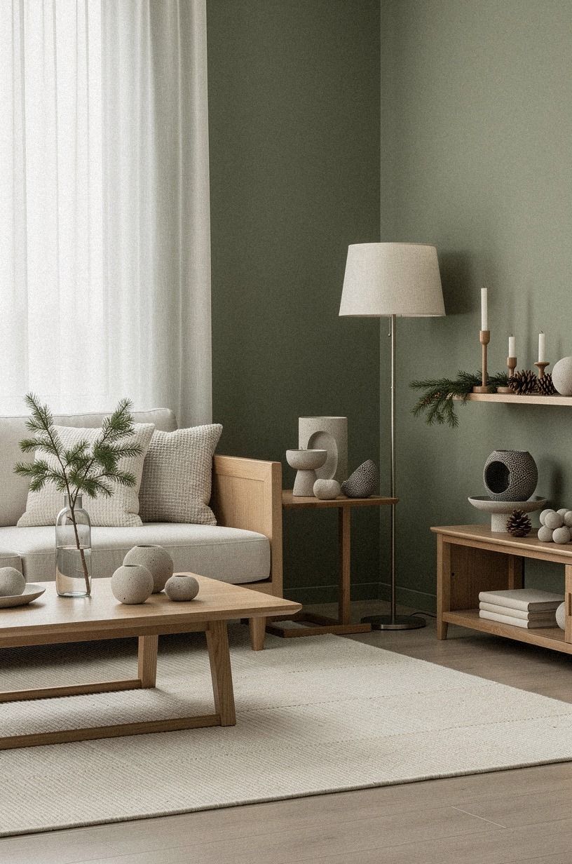 What I'd change next Christmas, sage green palette