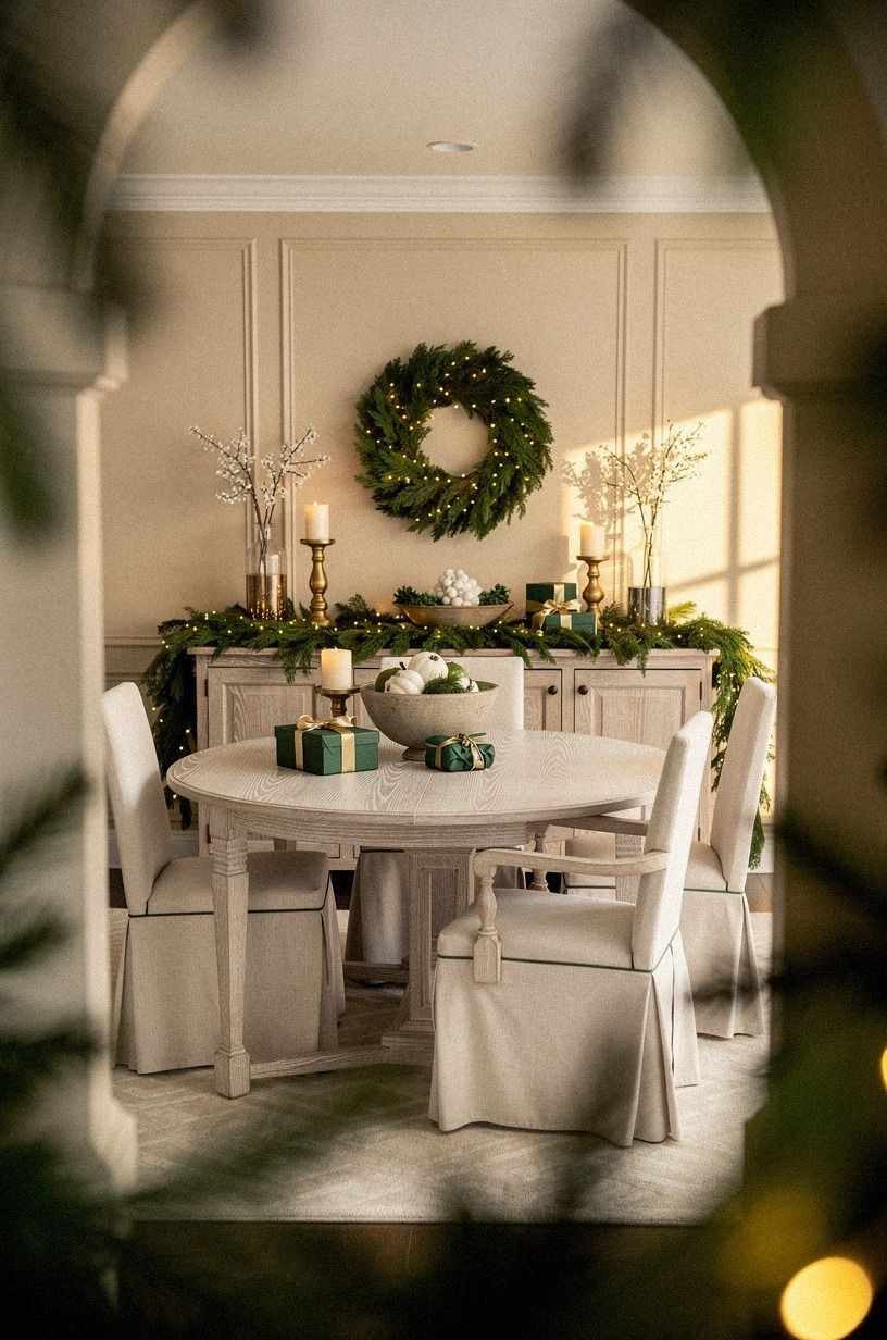 The Dining Room That Made Me Change Course, emerald palette