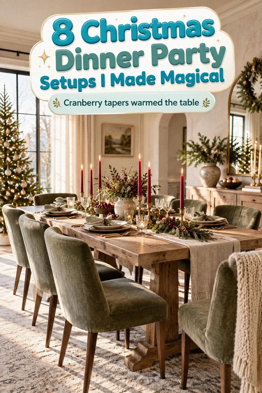 Christmas Dinner Party Ideas (Hosting Made Simple)