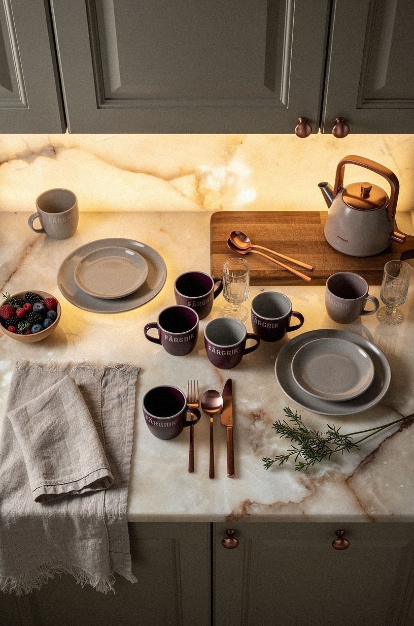 Let IKEA FÄRGRIK Mugs Set the Winter Palette