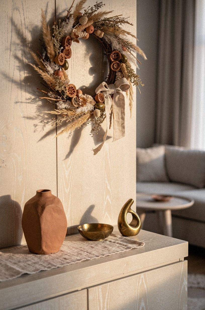 Hang A Wreath Slightly Off Center
