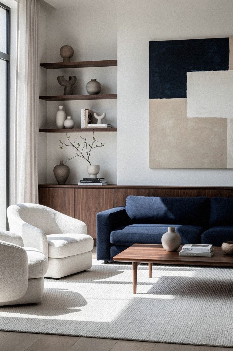 Here's What It Looked Like Before, navy palette