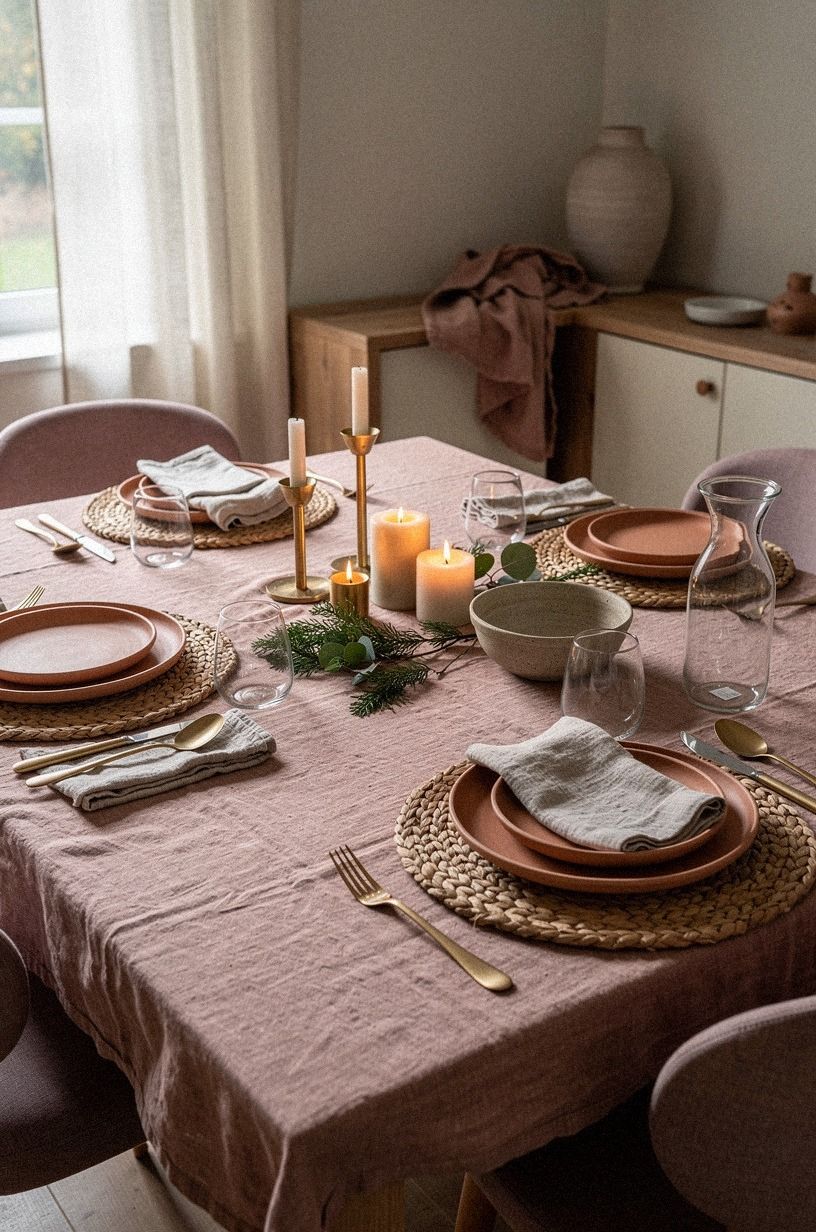 Swap a Traditional Charger for a Woven Mat