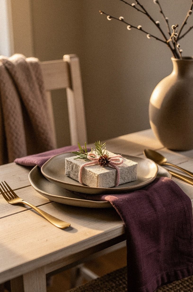Turn a Natural Place Card Into a Small Gift