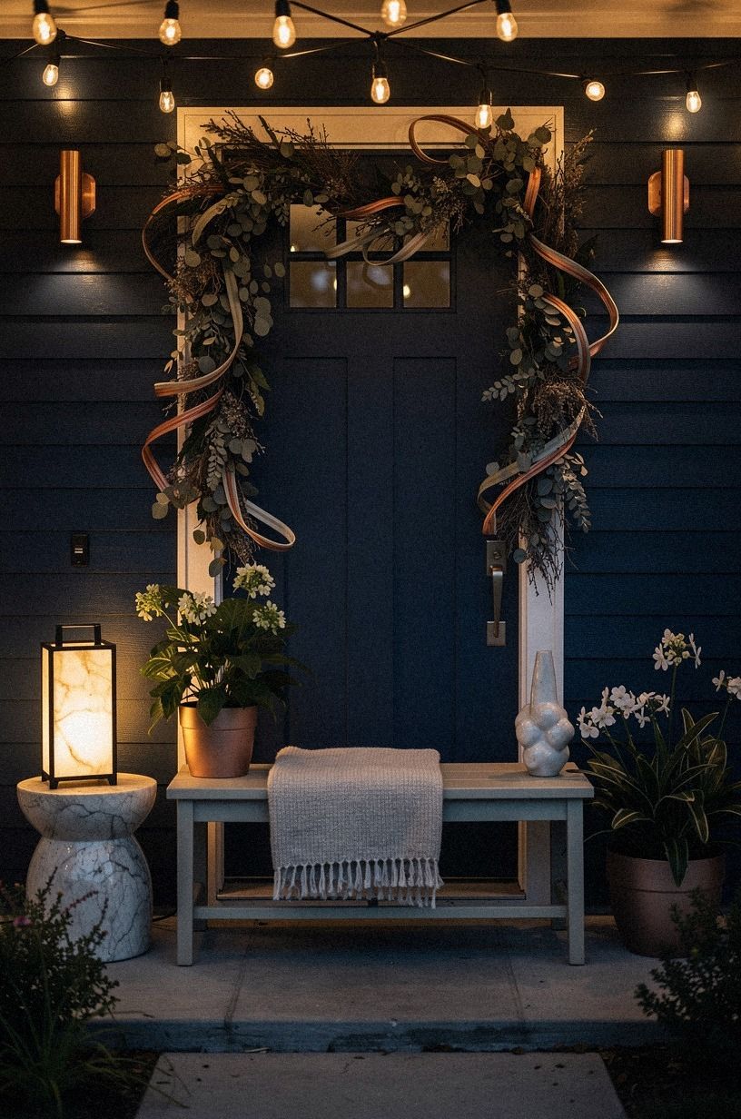 Frame the Door With a Garland That Breathes