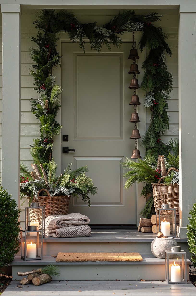 Hang Bells Over Baskets, Not the Door Knocker