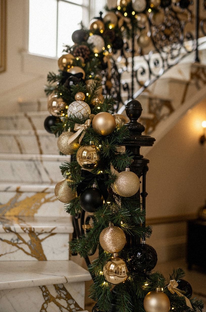 Mix Matte and Shiny Ornaments