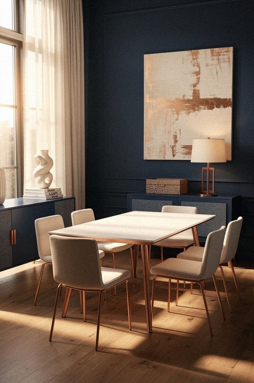 I cleared the table before buying anything, midnight blue palette