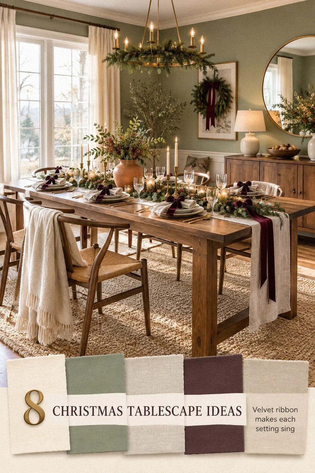 14 Christmas Tablescape Ideas for Small Dining Rooms