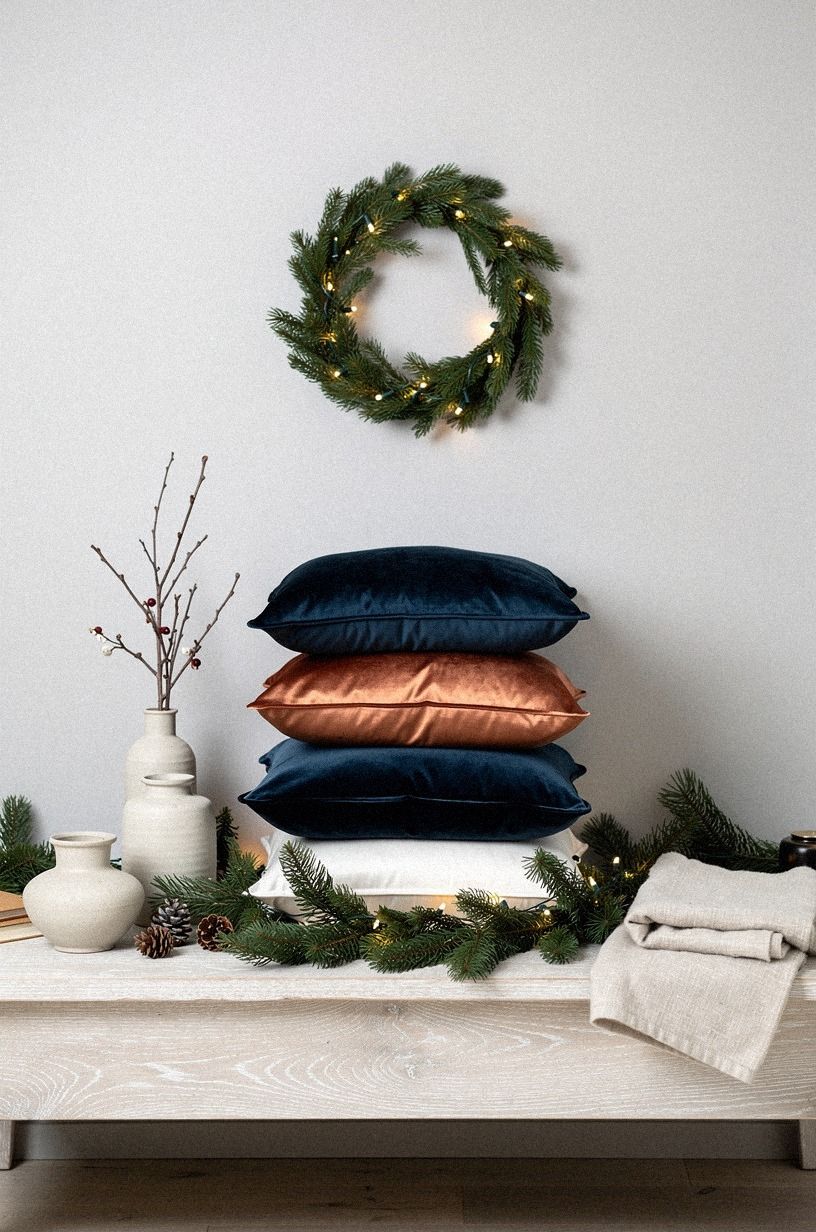 I Built a Softer Pillow Stack, midnight blue palette