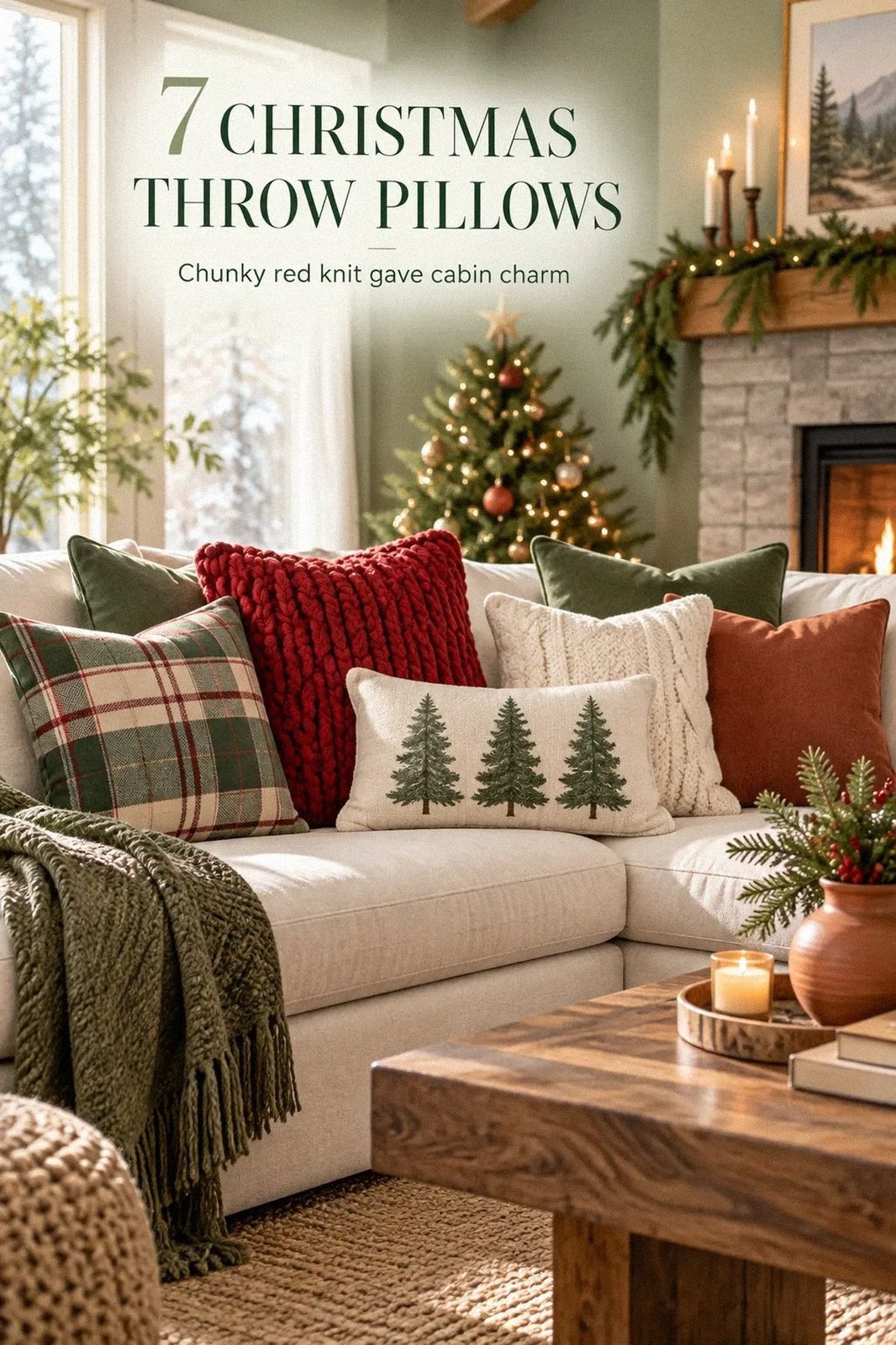 Christmas Throw Pillow Ideas (Easy Seasonal Switch)