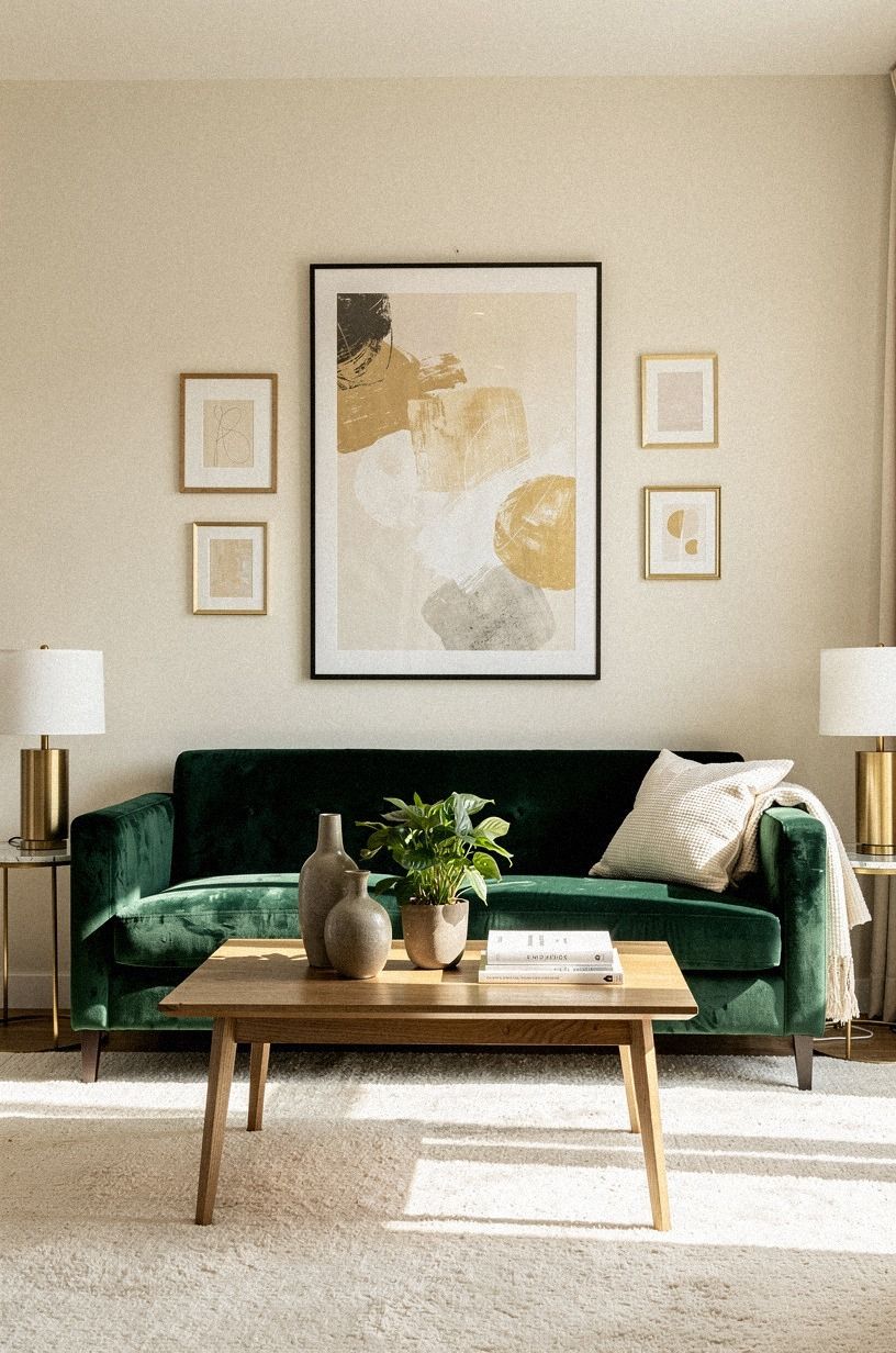Let One Large Print Lead the Gallery Wall