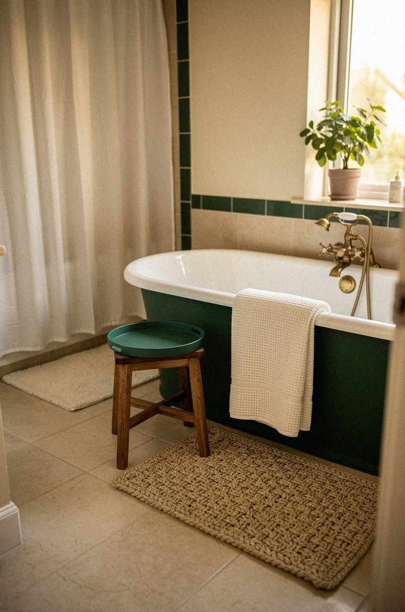 Which Three Textures Should Sit Beside the Tub?