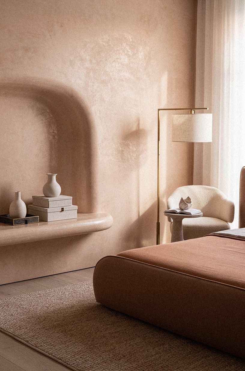 Paint one wall with the Plaster Glow Rule