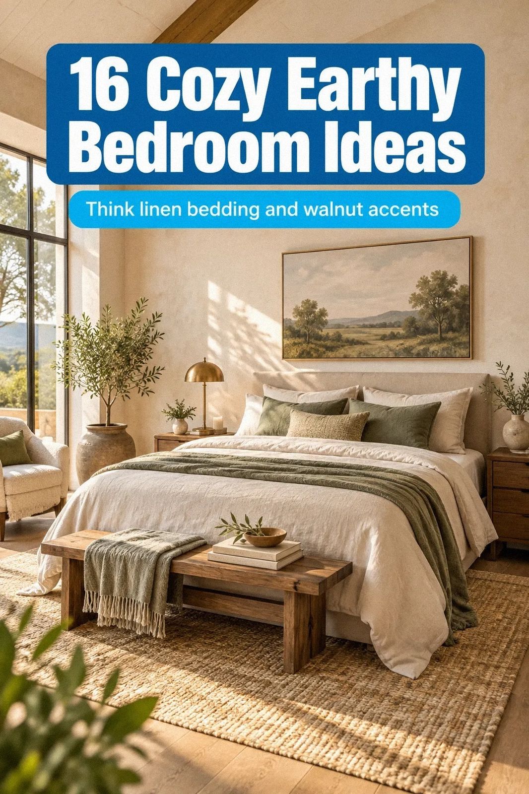 16 Cozy Earthy Bedroom Ideas for Renters on a Budget That Feel Warm