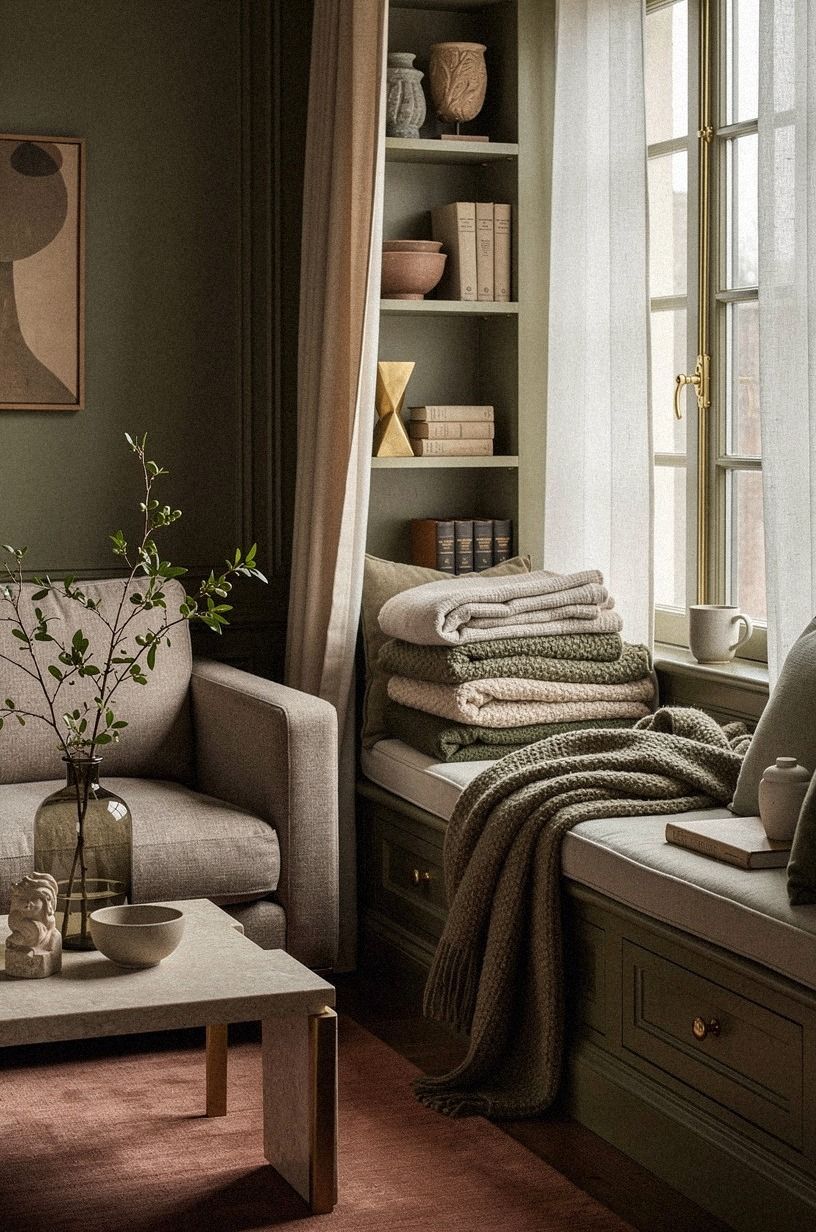 Make the Window Seat the Blanket Destination