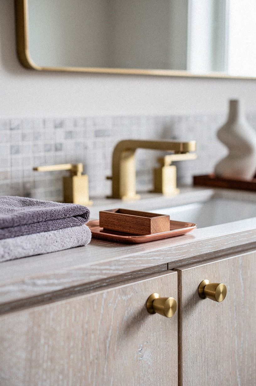 Swap chrome for unlacquered brass