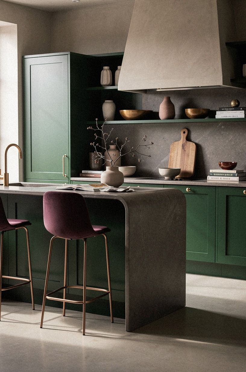 Paint the Cabinets Farrow & Ball Studio Green