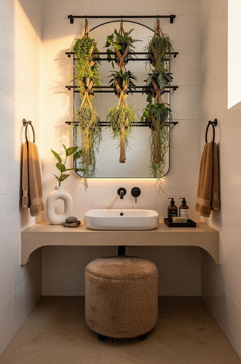Hang a Plant Wall Without Drilling
