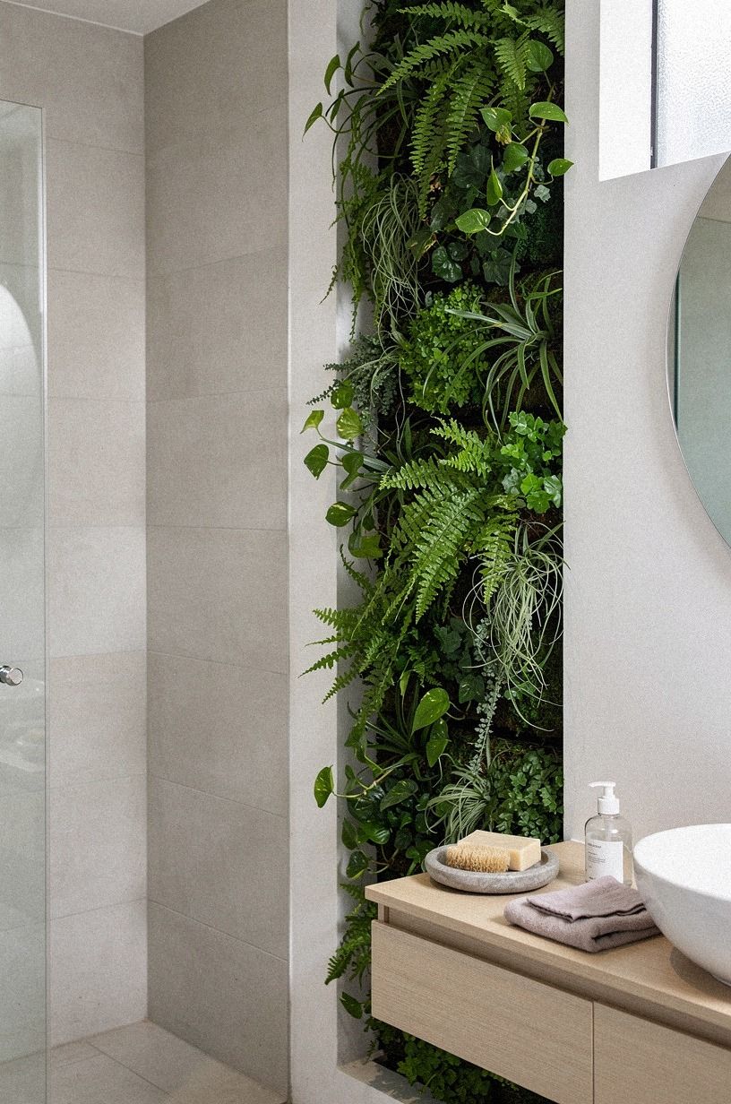 Keep Plants Out of the Shower Splash Zone