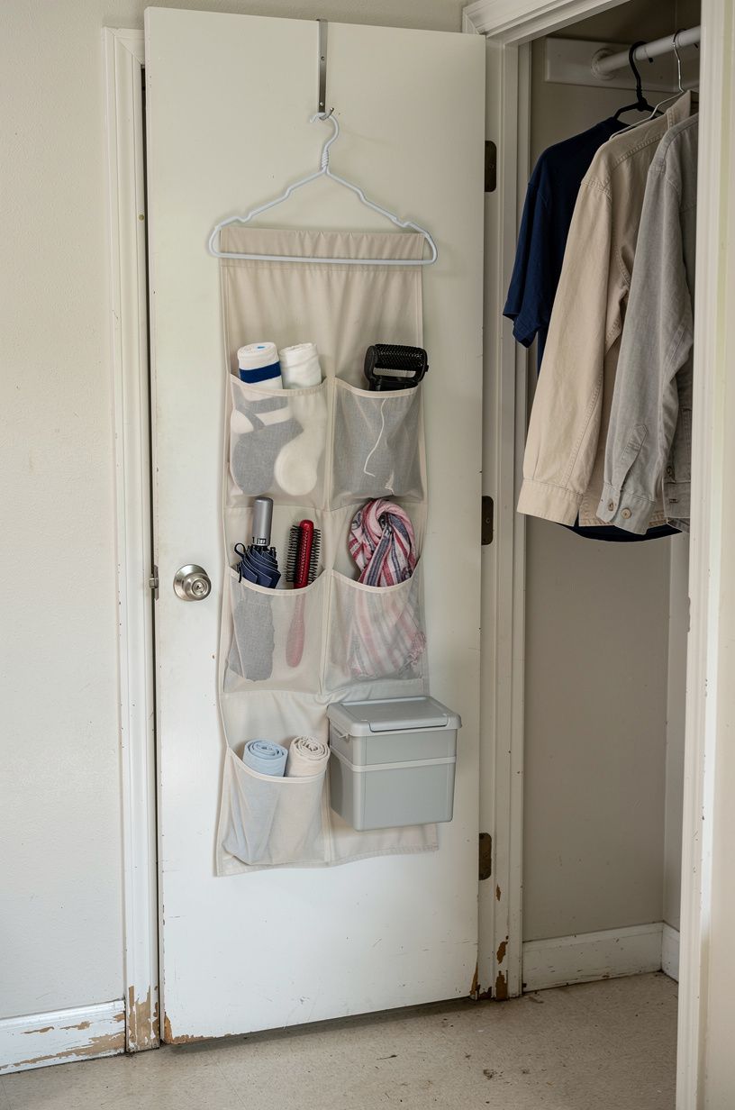 Use a Door Pocket for the Small Stuff