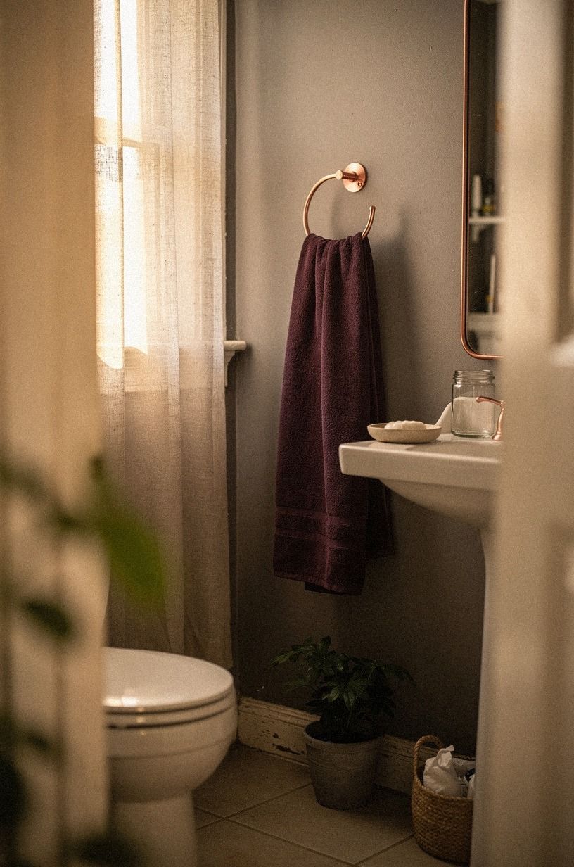 Paint a Calming Base for an Ugly Bathroom Makeover