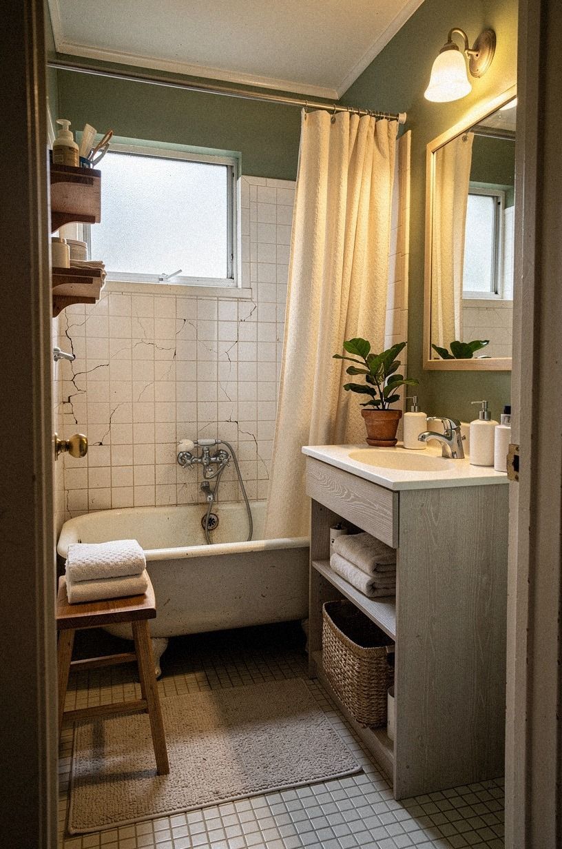 What Should You Fix First in a Small Old Bathroom?