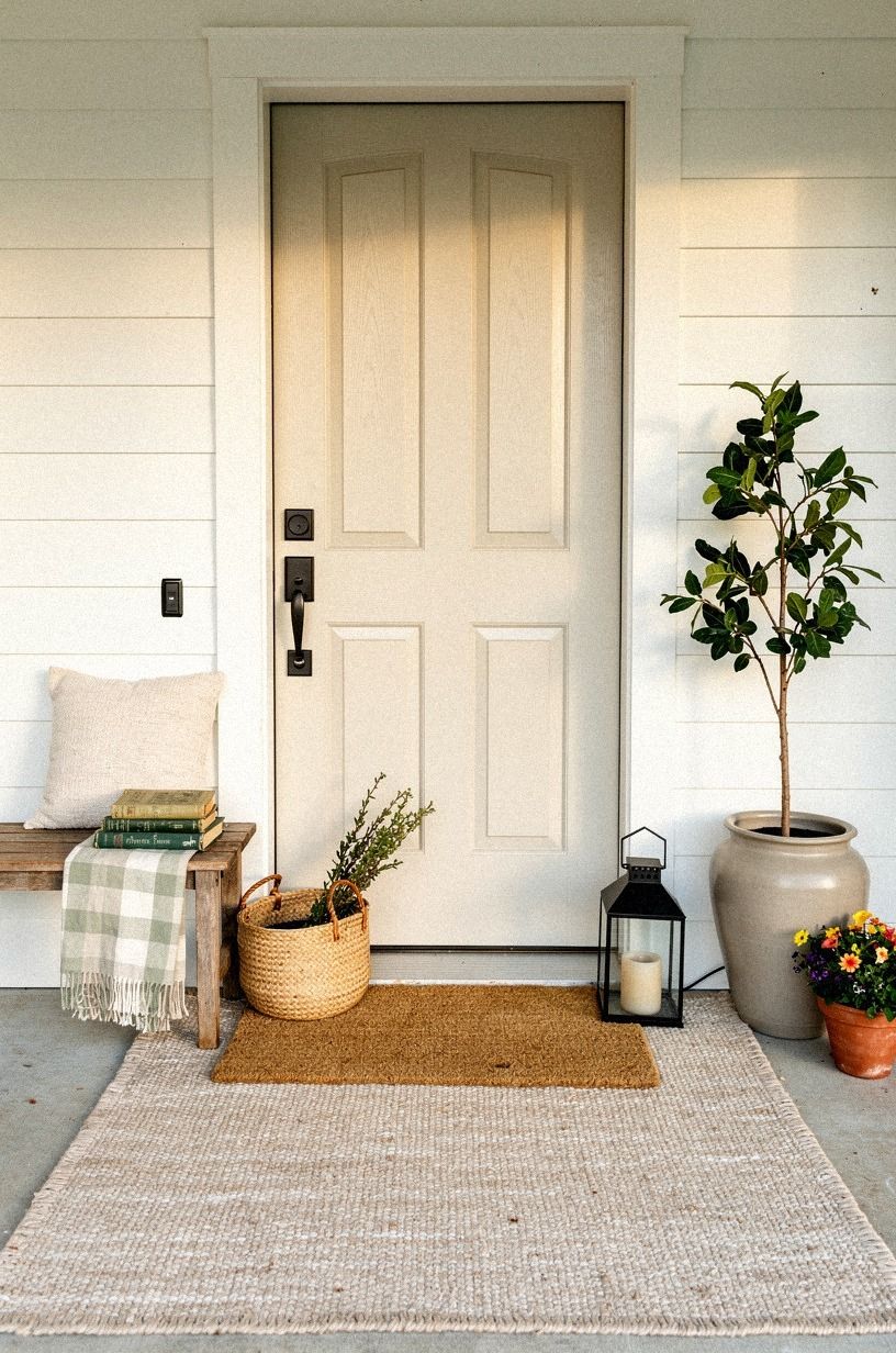 Layer a Natural Fiber Welcome Mat