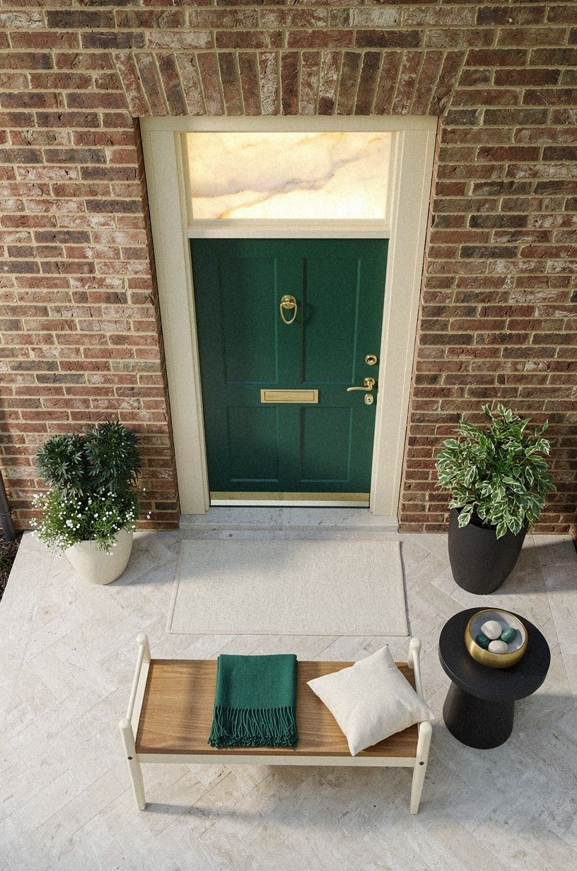 Which Front Door Color Works With Brick?