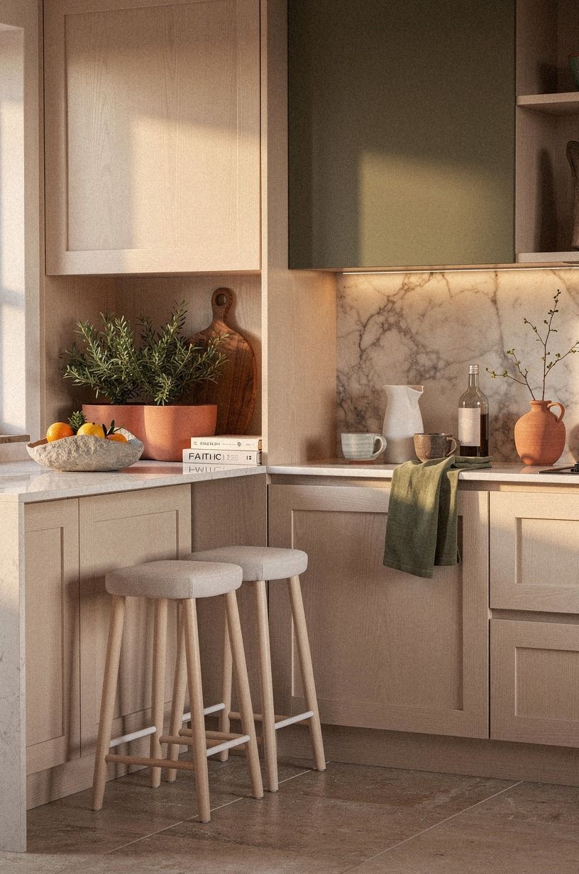 Frame the Galley with White Oak