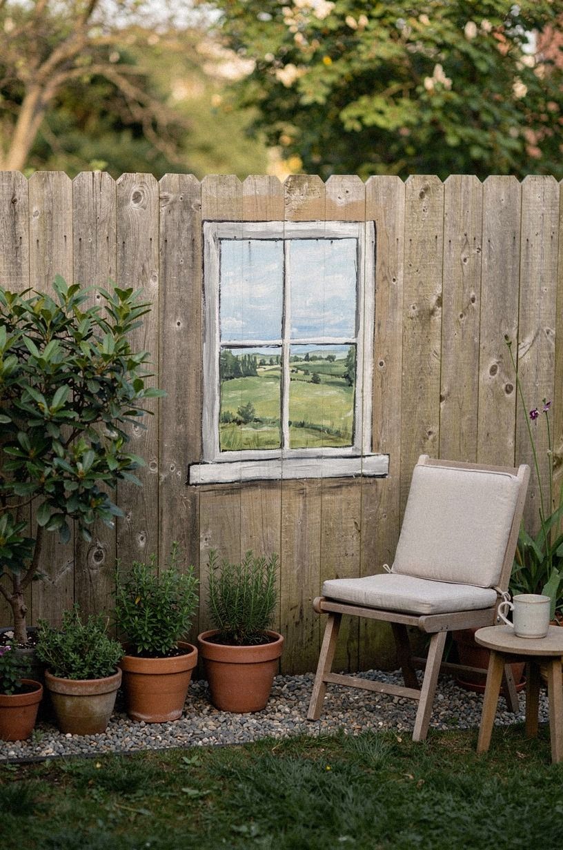 Paint a False Window for Depth