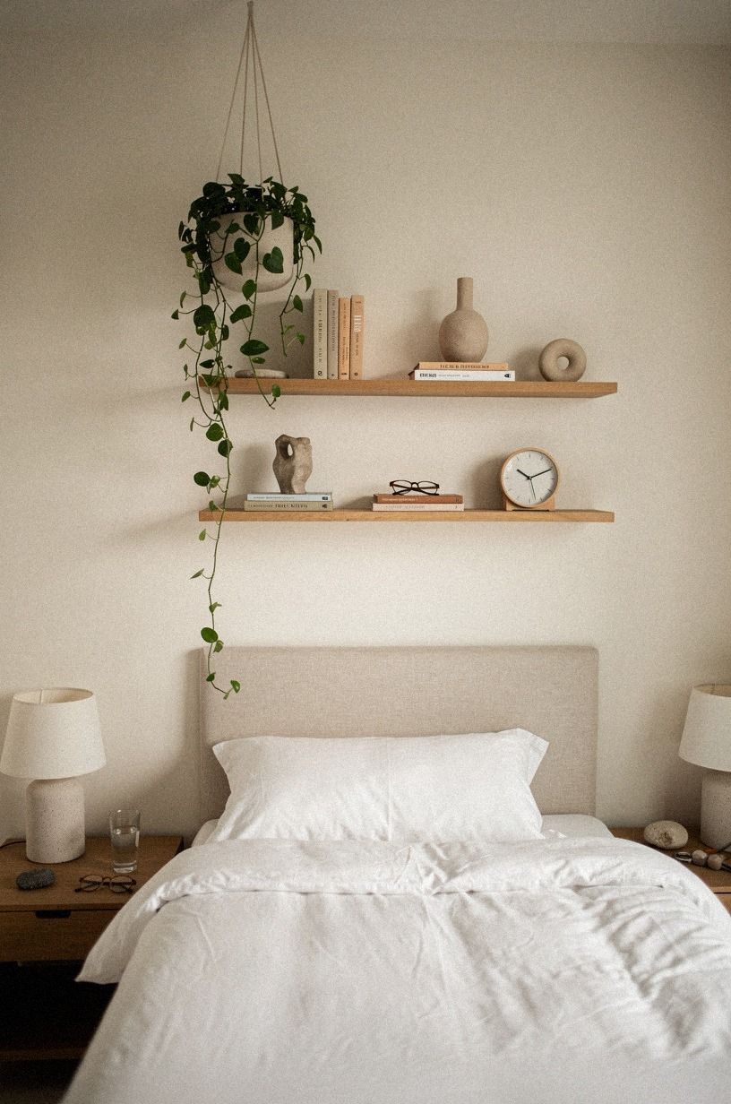Hang one plant, not a jungle