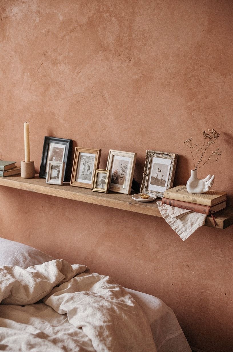 What belongs on a narrow shelf library?