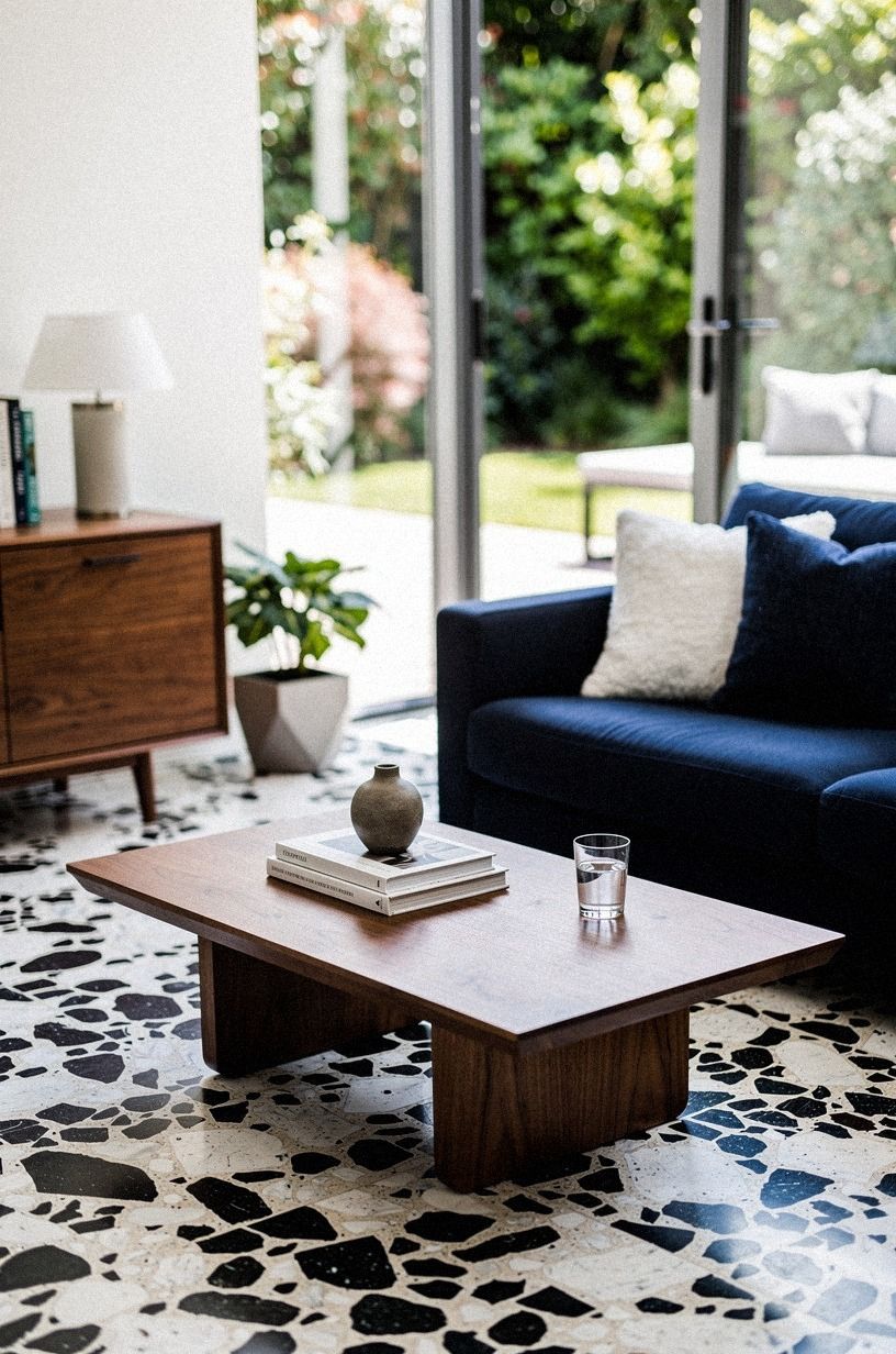 The Room Now, navy palette
