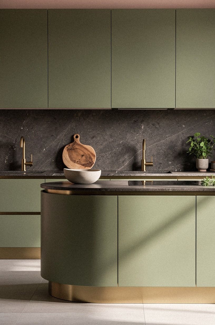 Should you paint every cabinet green?