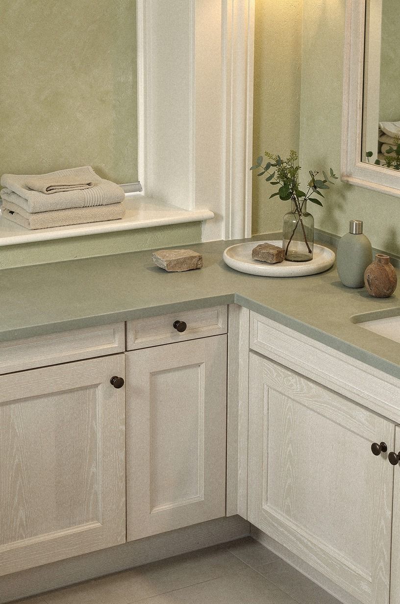 Contrast Limewash With White Trim